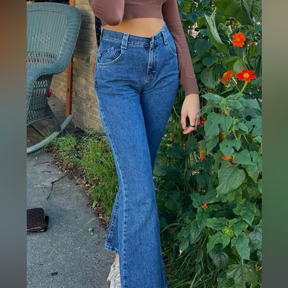 VINTAGE RUSTLER Blue jeans - Picture 7 of 8